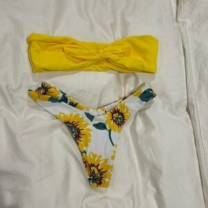 Cheeky Sunflower Yellow Bikini